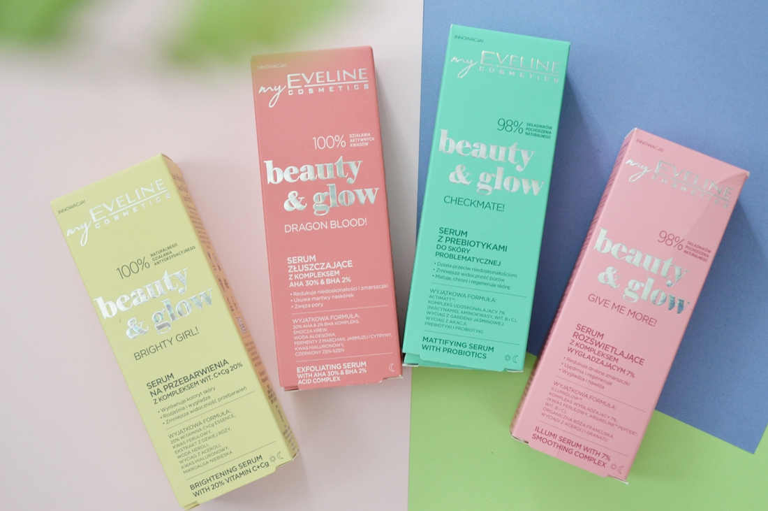 eveline beauty&glow kosmetyki serum do twarzy puderek.com.pl